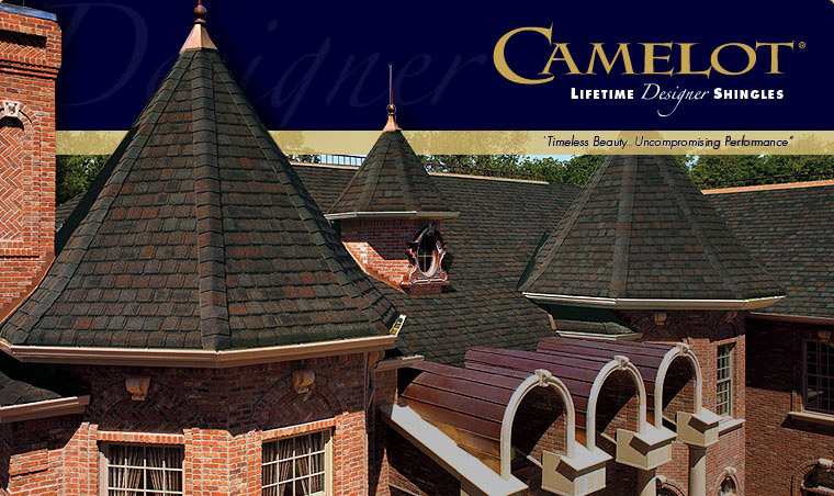 GAF ELK Camelot® Lifetime Designer Roofing Shingles in Connecticut